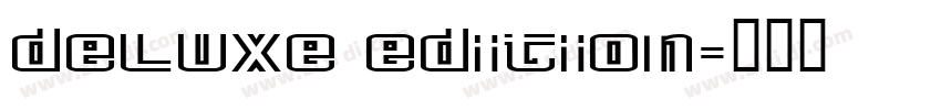 Deluxe Edition字体转换